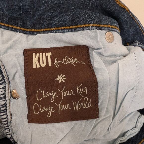 KUT from the Cloth Jeans Classic Clean Straight Skinny Traditional - Size 6 - Picture 8 of 8